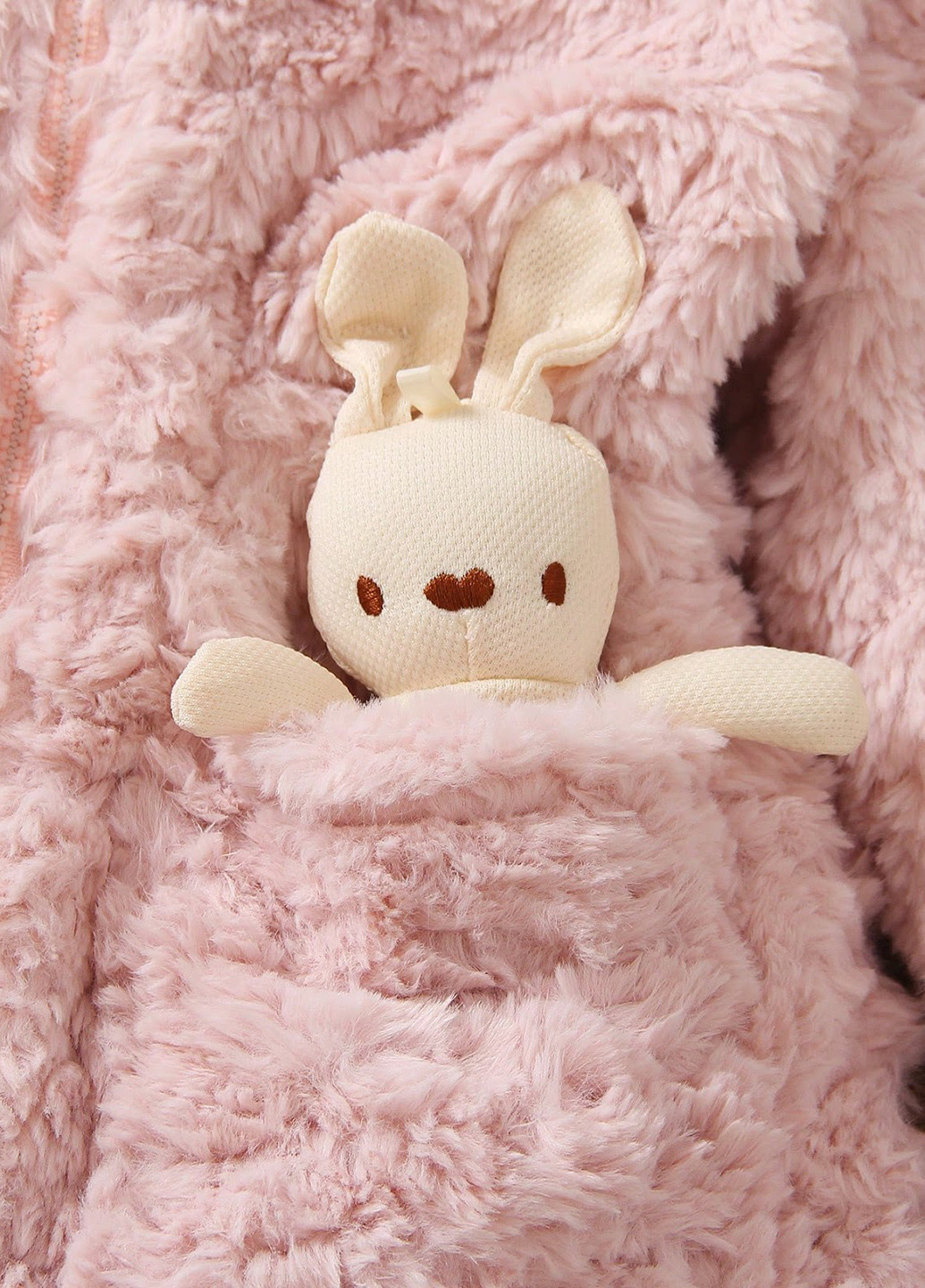 Светло-розовое демисезонное Пальто SHEIN