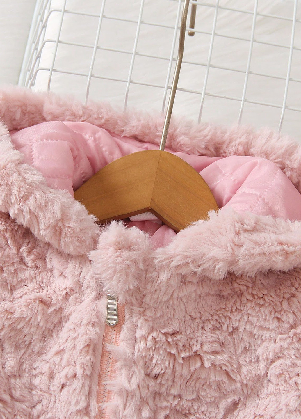 Светло-розовое демисезонное Пальто SHEIN