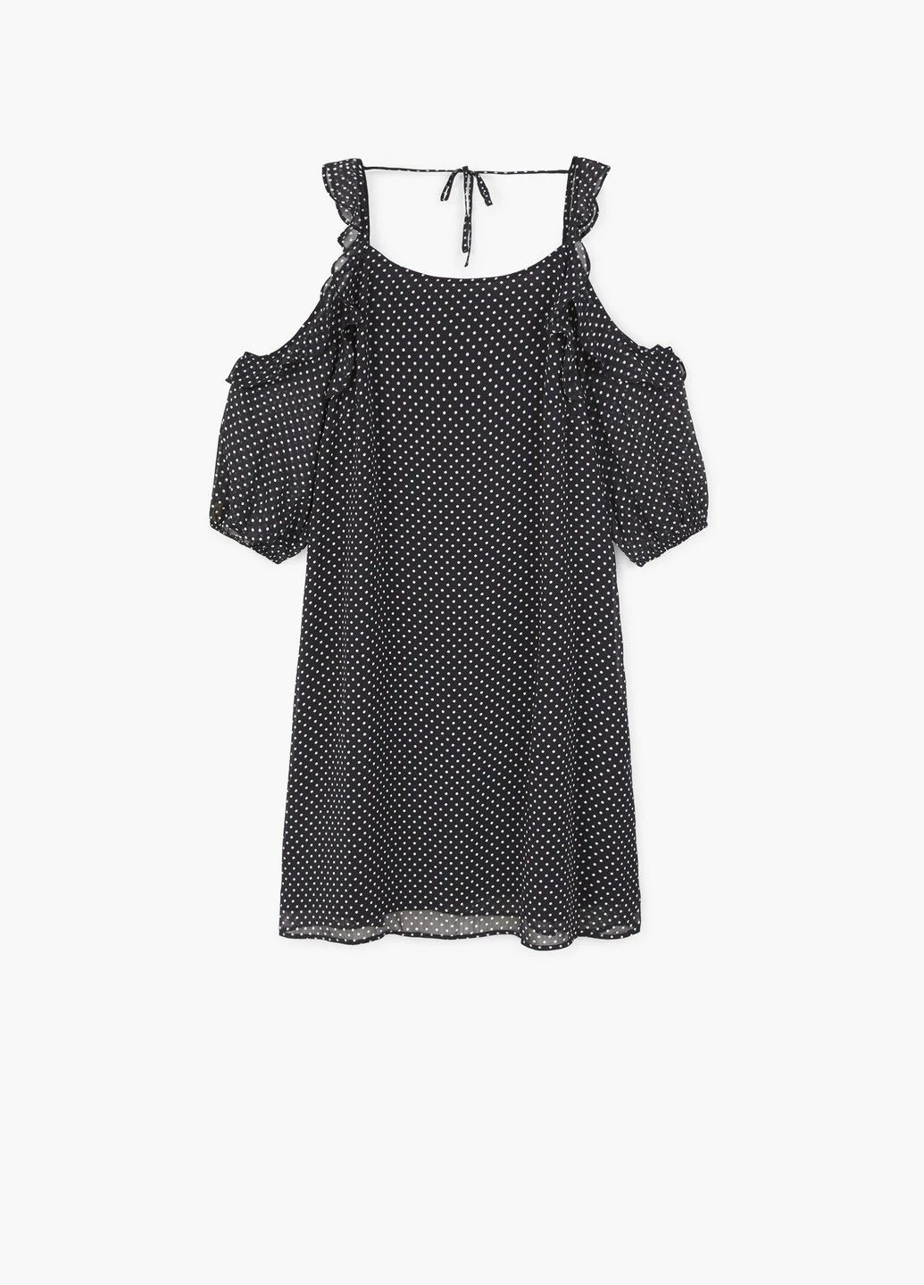 Черное кэжуал платье Mango однотонное