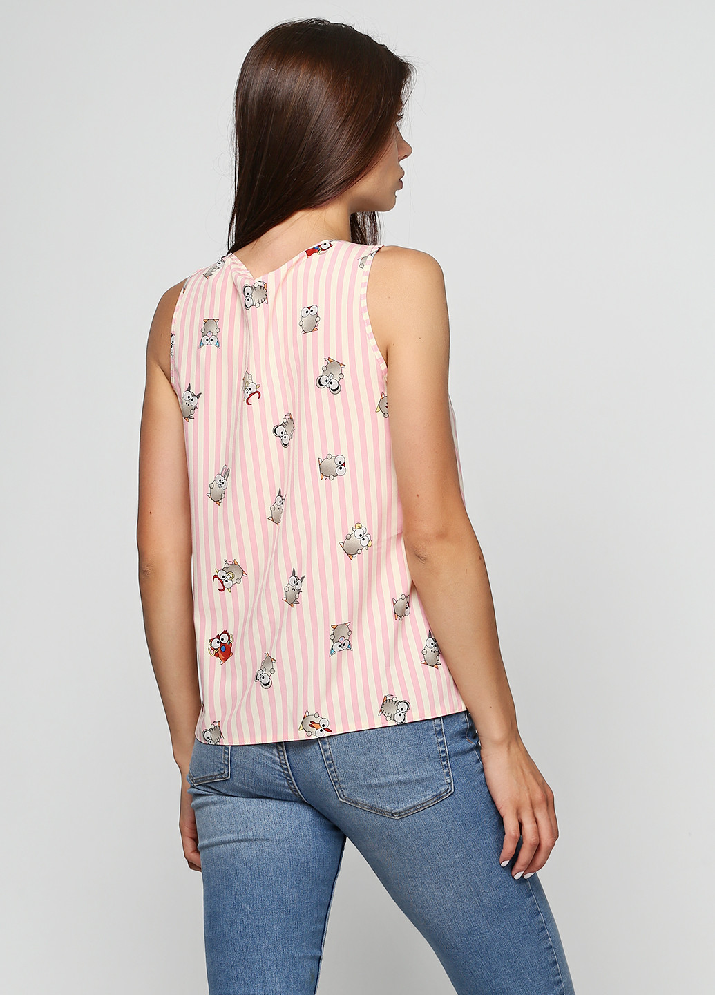 Светло-розовая летняя блуза Gator