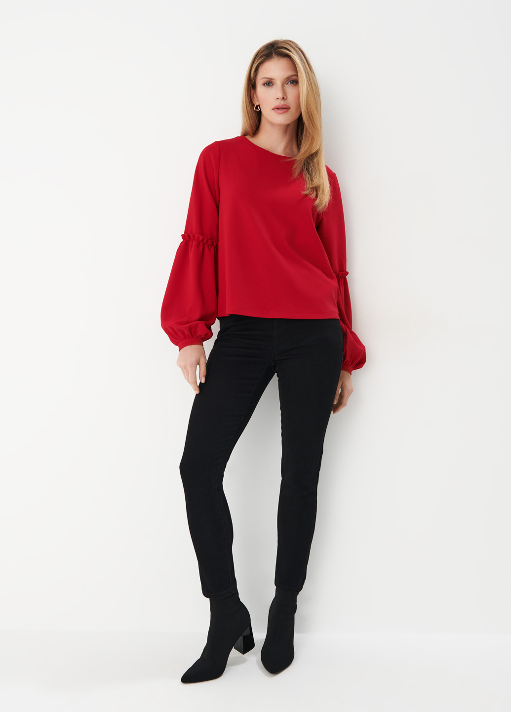 Червона блуза Mohito