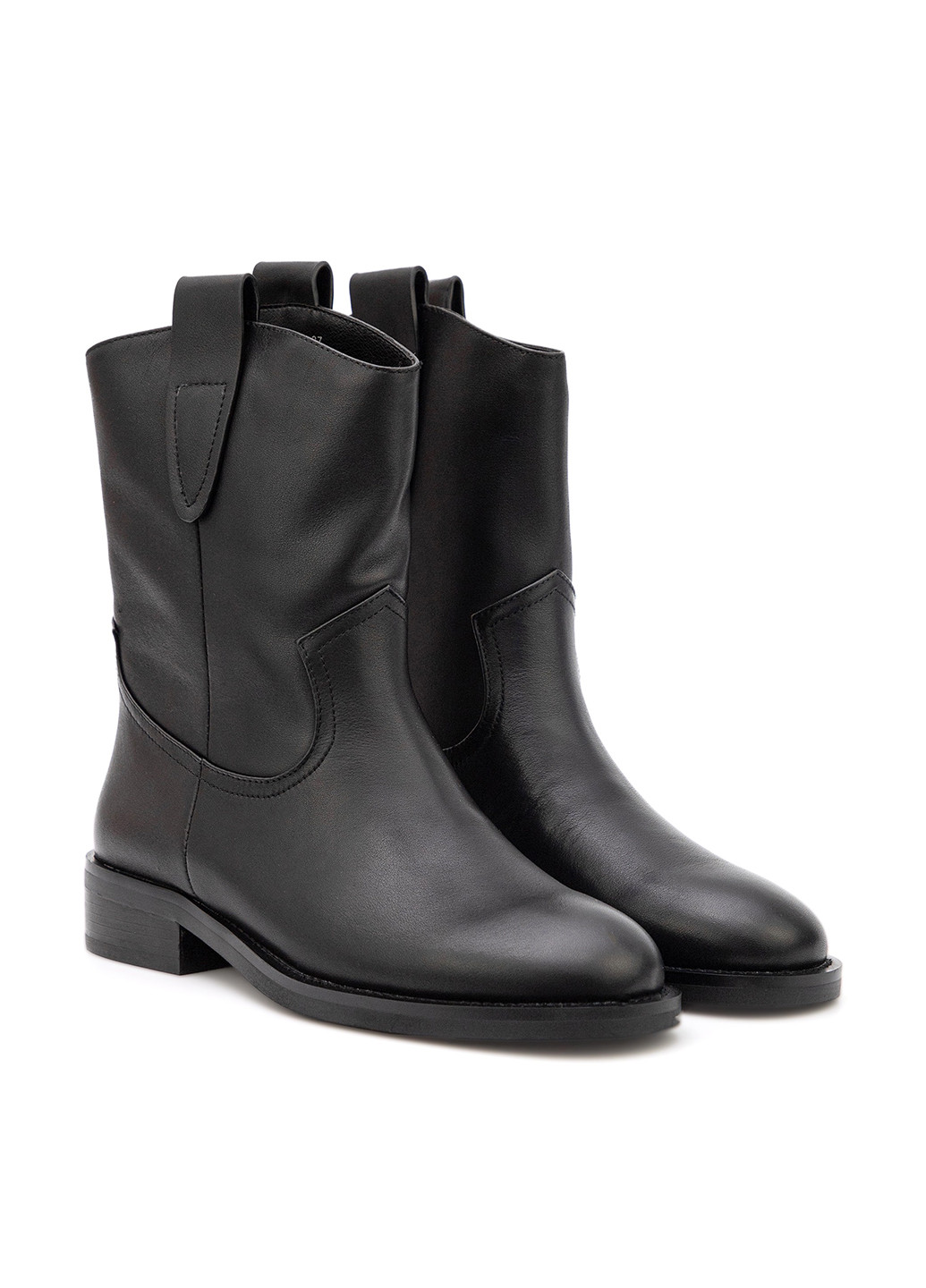 Черные осенние полусапоги Respect