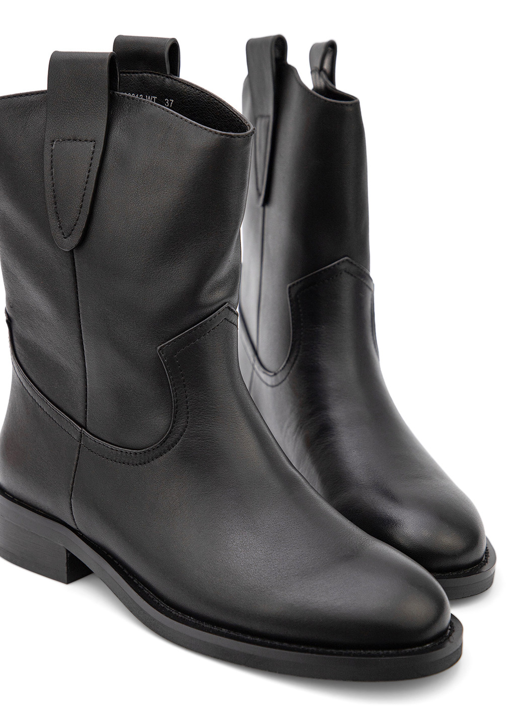 Черные осенние полусапоги Respect