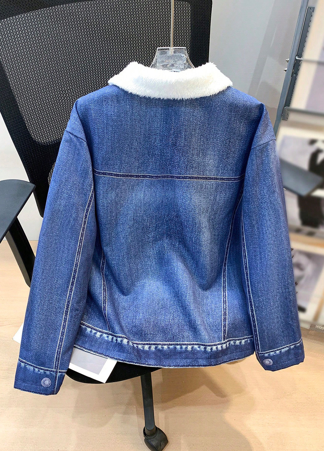 Комбинированная демисезонная куртка SHEIN