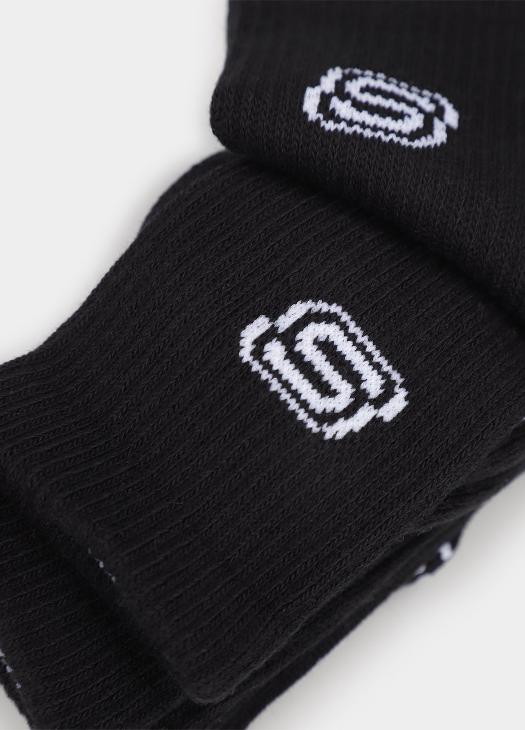 Чорні шкарпетки (3 пары) Skechers логотипи (325233076)