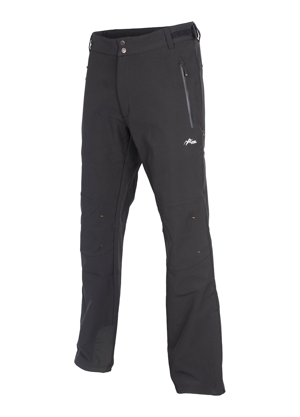 Черные спортивные демисезонные прямые брюки Alpine Crown