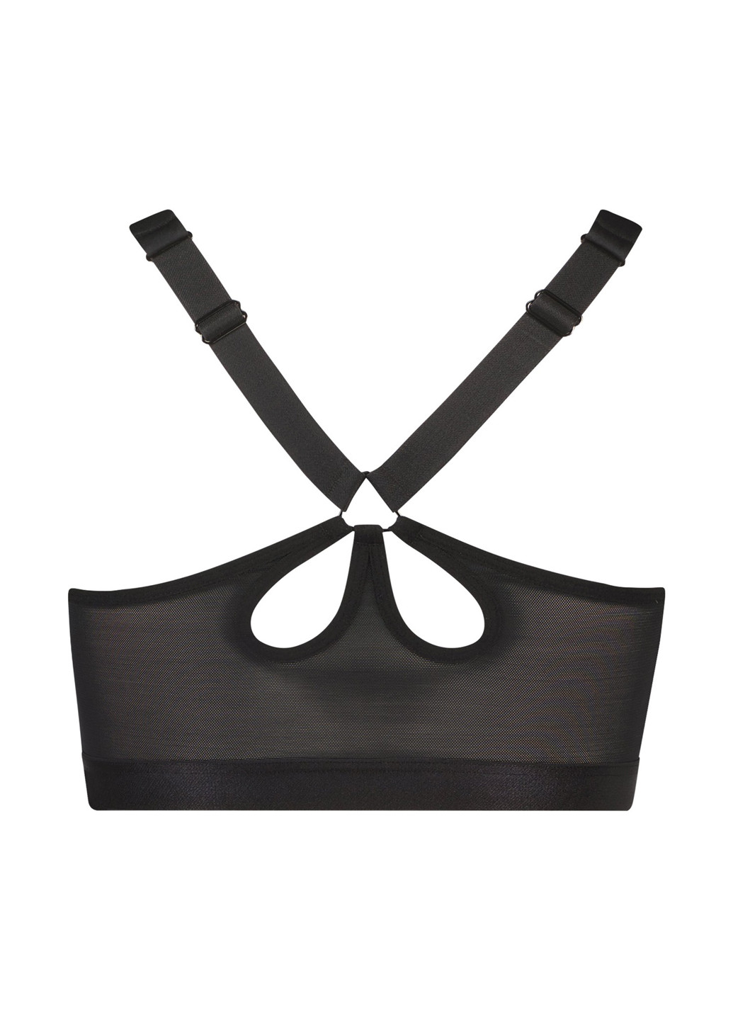 Чёрно-белого топ бюстгальтер Hunkemoller без косточек полиамид