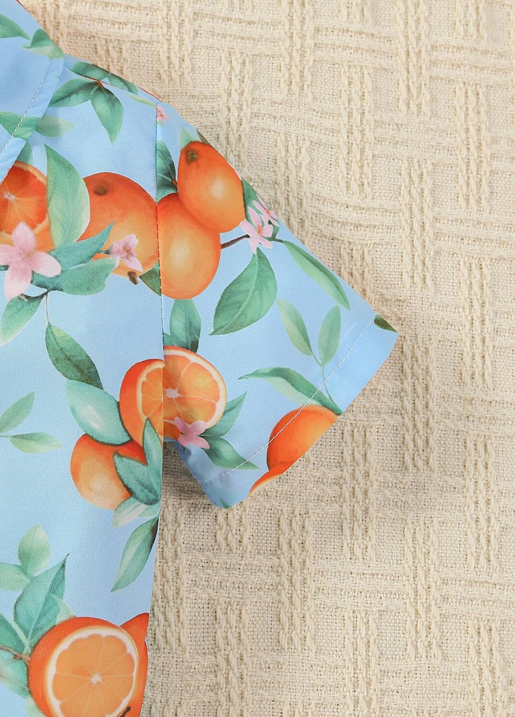 Комбінований літній костюм (сорочка, шорти) з шортами, з сорочкою SHEIN