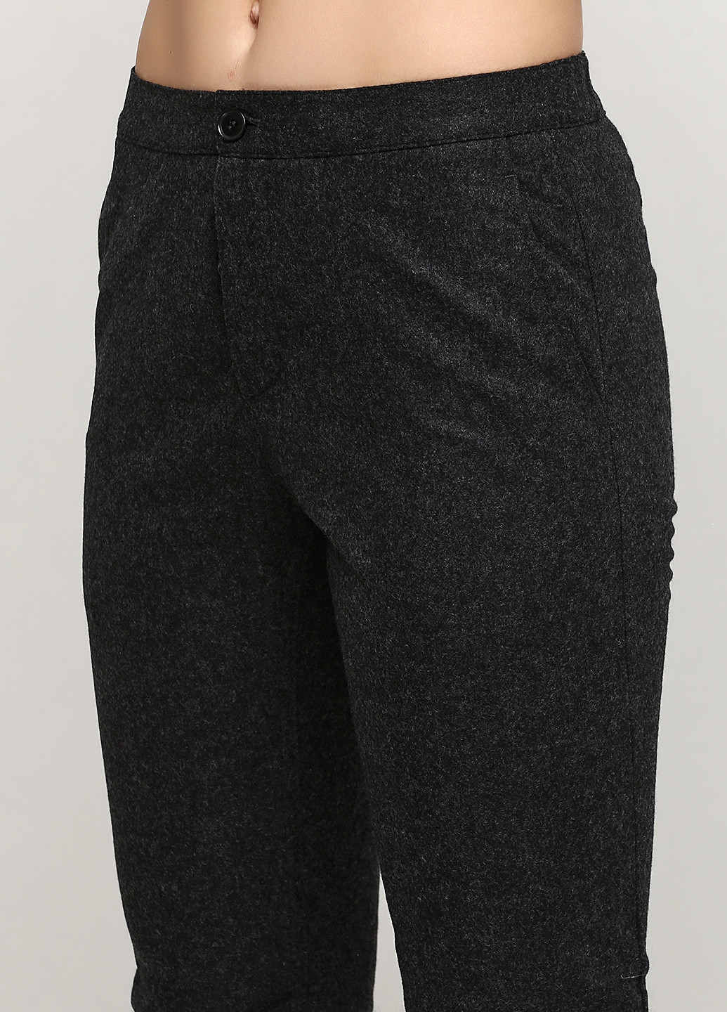Темно-серые кэжуал демисезонные зауженные брюки Cos