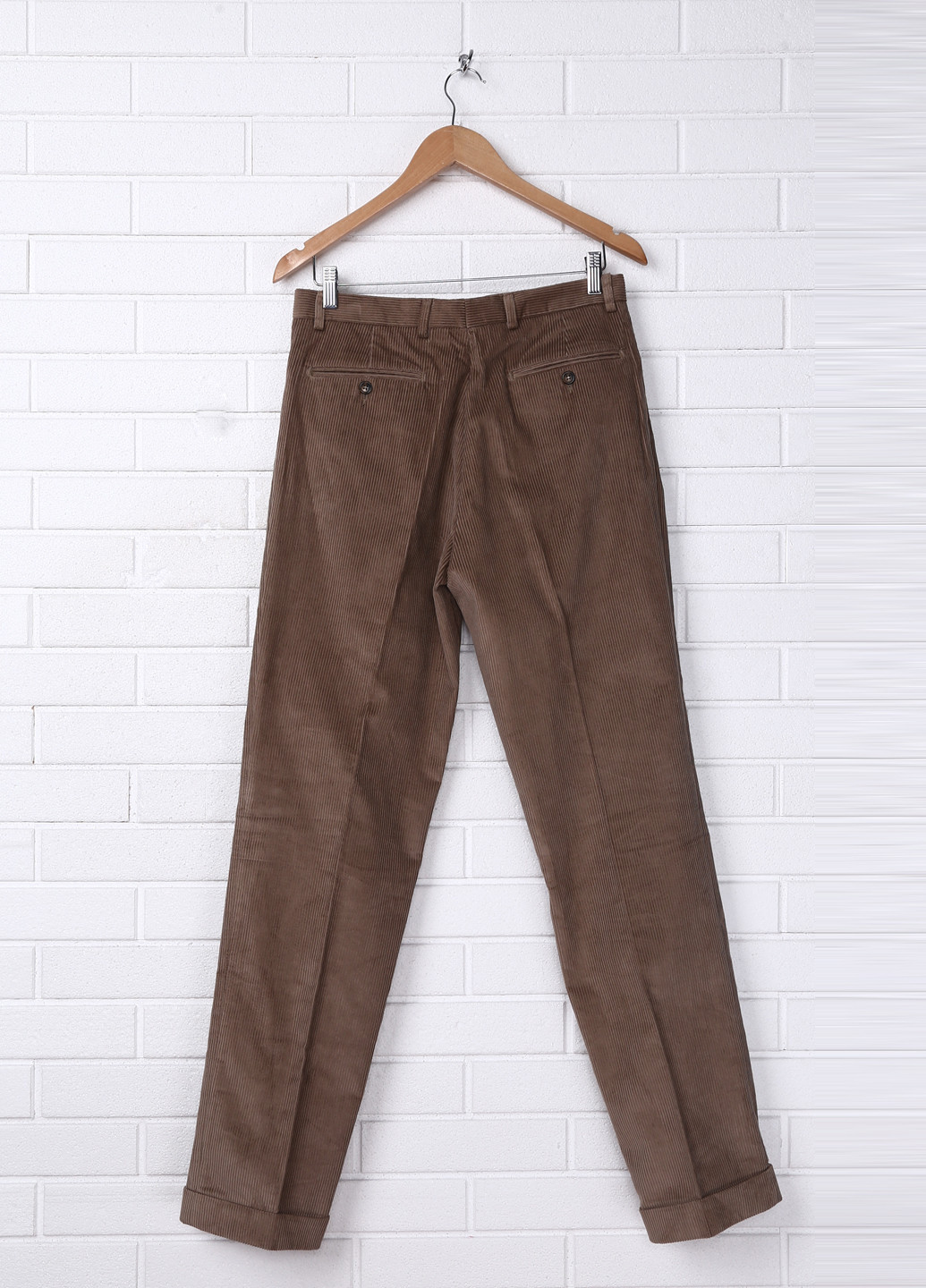 Светло-коричневые кэжуал демисезонные зауженные брюки Bocodo