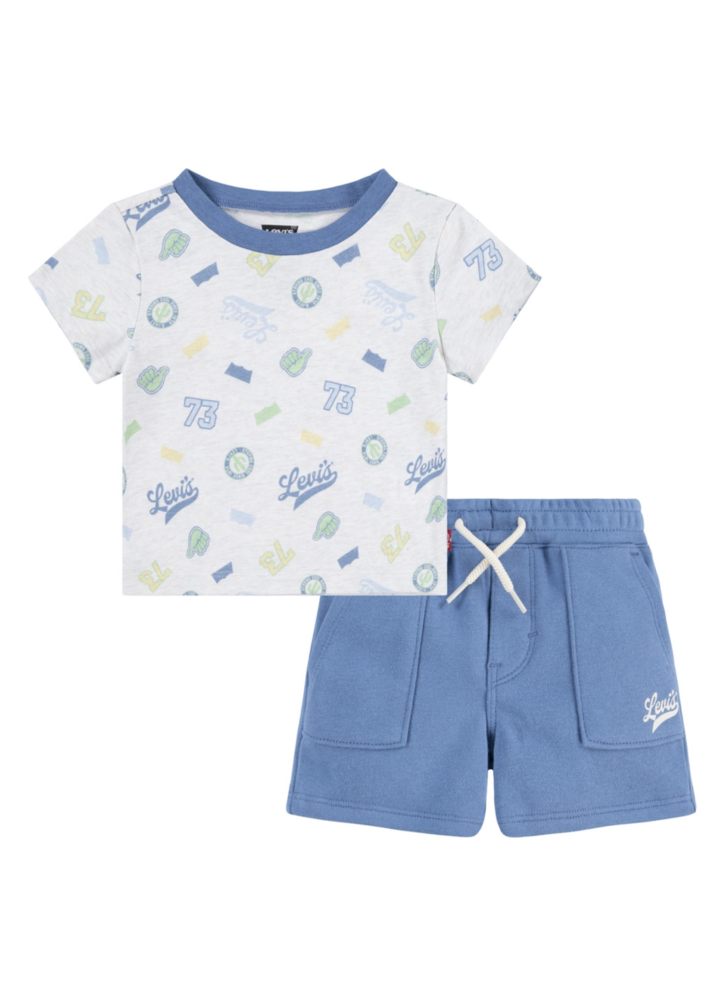 Комбінований літній комплект (футболка, шорти) Levi's