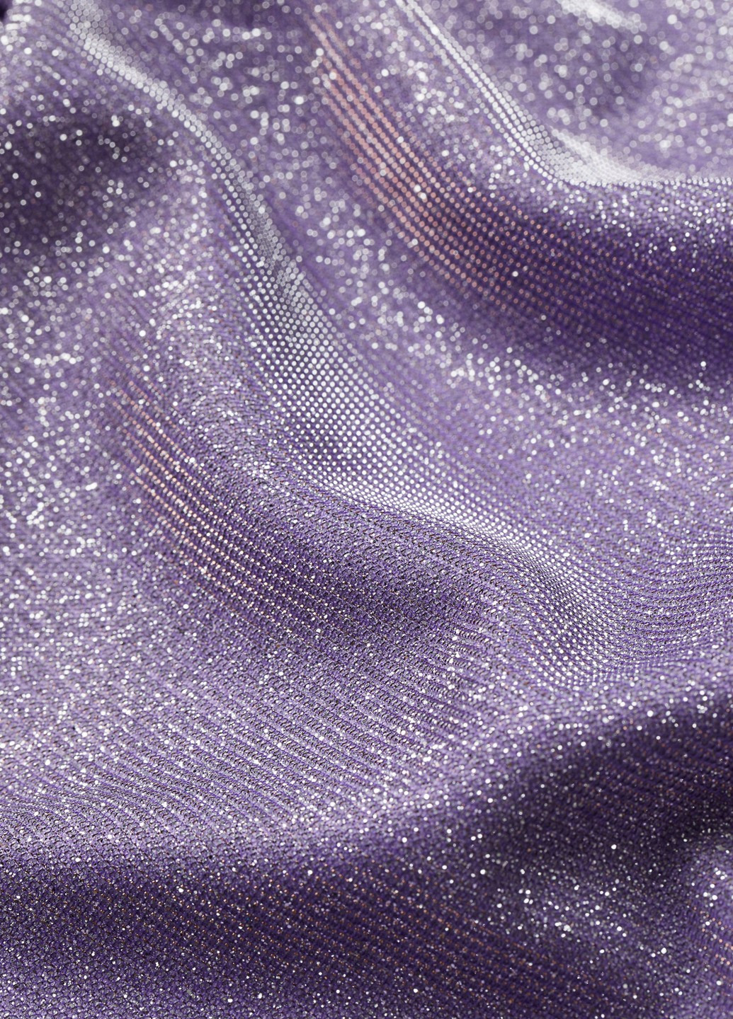 Фиолетовое вечернее платье H&M однотонное