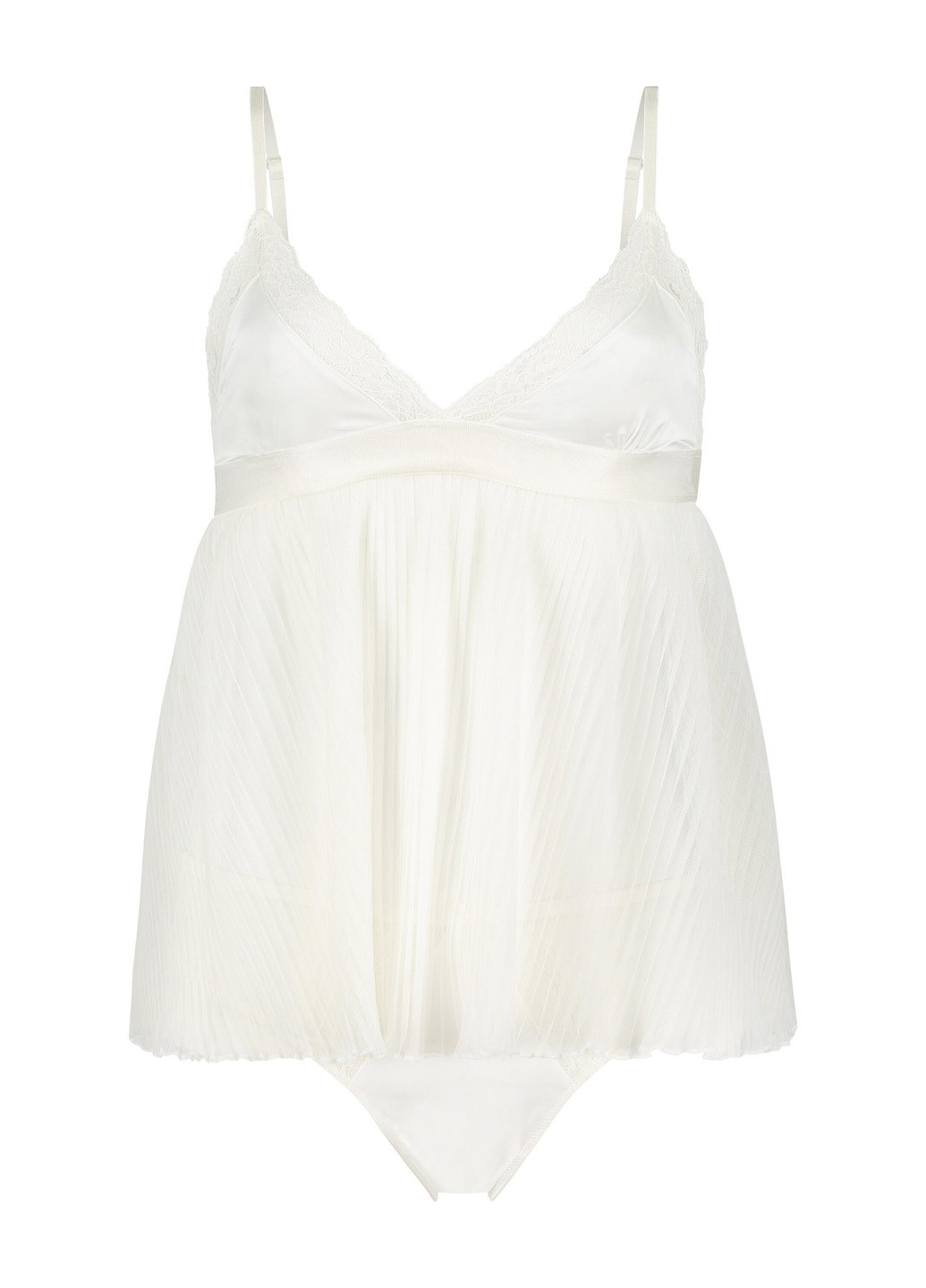 Белый демисезонный комплект (топ, трусики) Hunkemoller