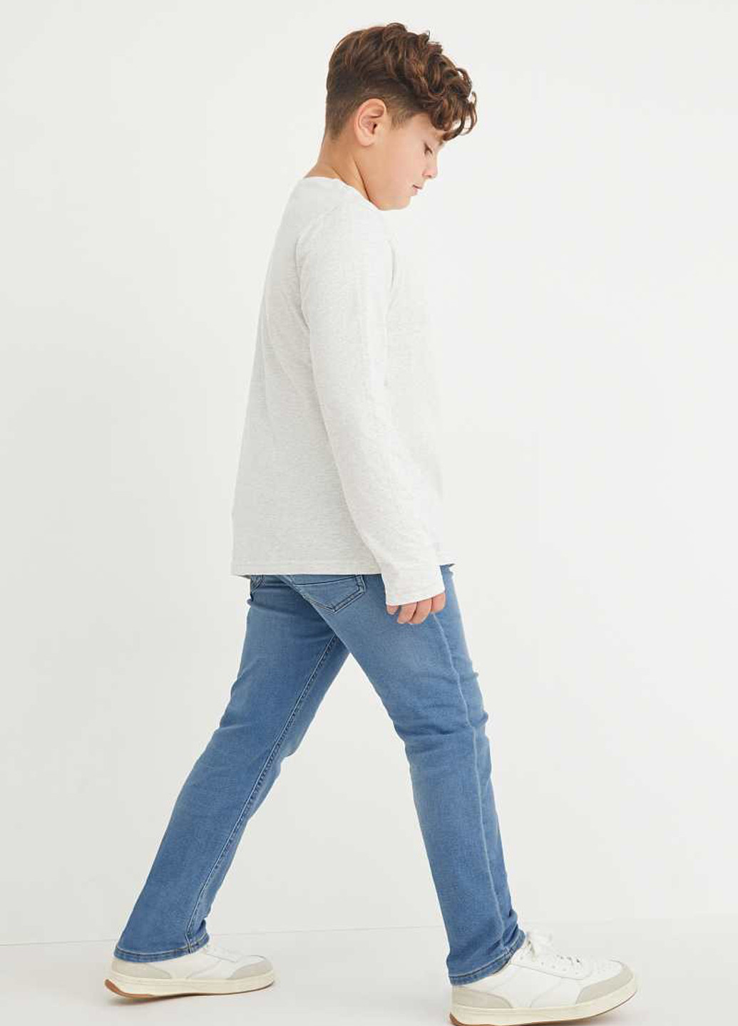 Синие демисезонные джинсы (2 шт.) C&A