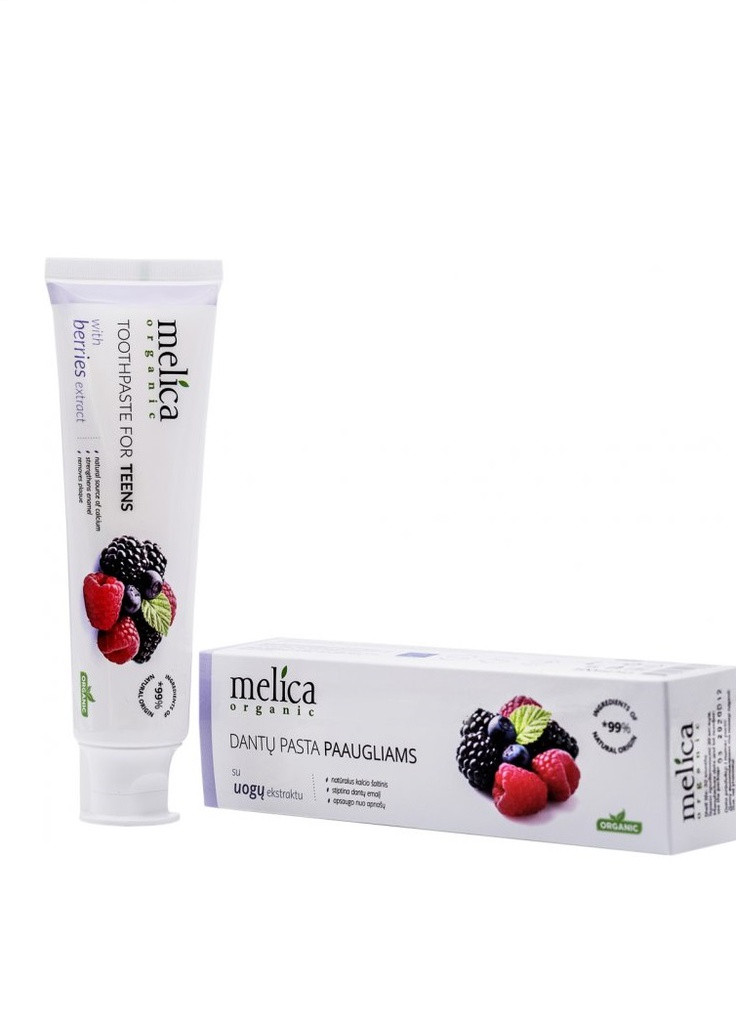Зубна паста Ягідний мікс Melica Organic (229956011)