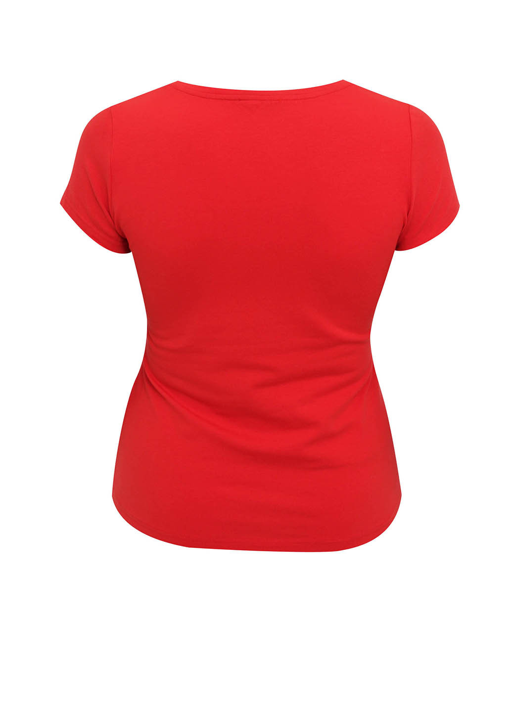 Червона літня футболка Oodji
