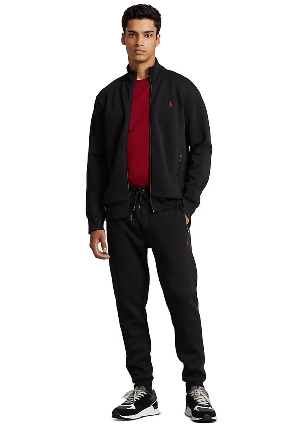 Черные спортивные, кэжуал демисезонные джоггеры брюки Ralph Lauren