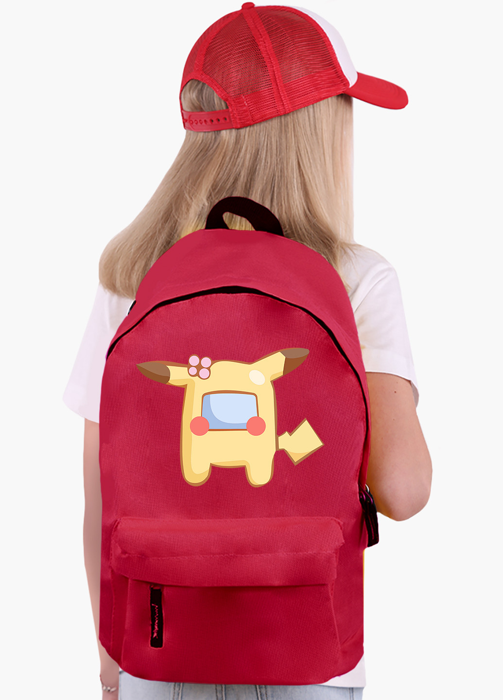 Детский рюкзак Амонг Ас Покемон Пікачу (Among Us Pokemon Pikachu) (9263-2419) MobiPrint (217075347)