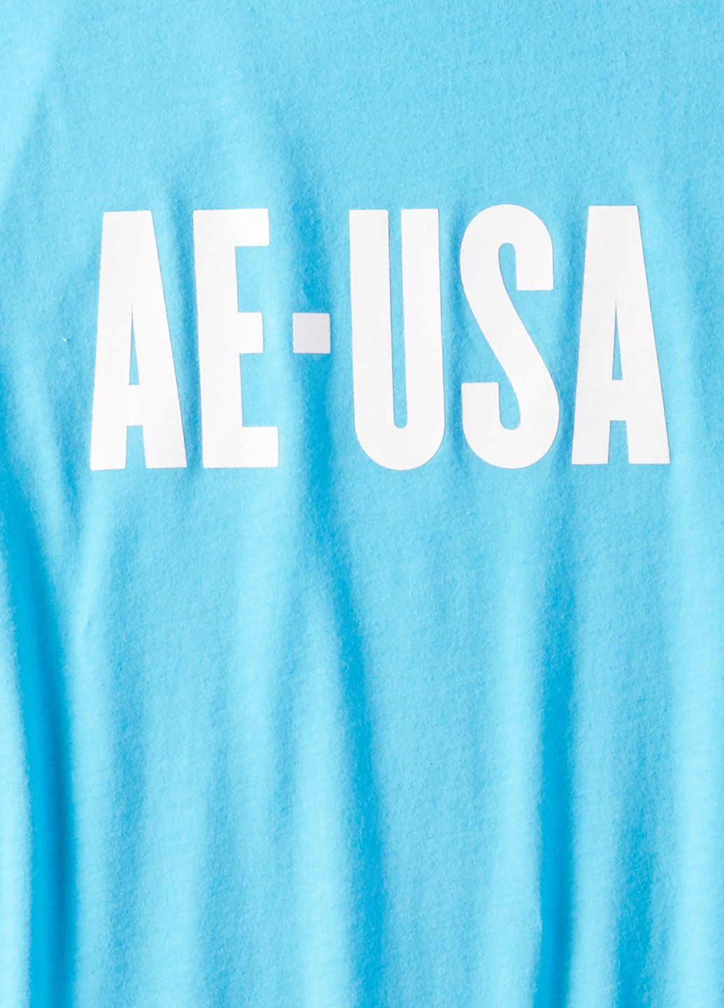 Блакитна футболка American Eagle