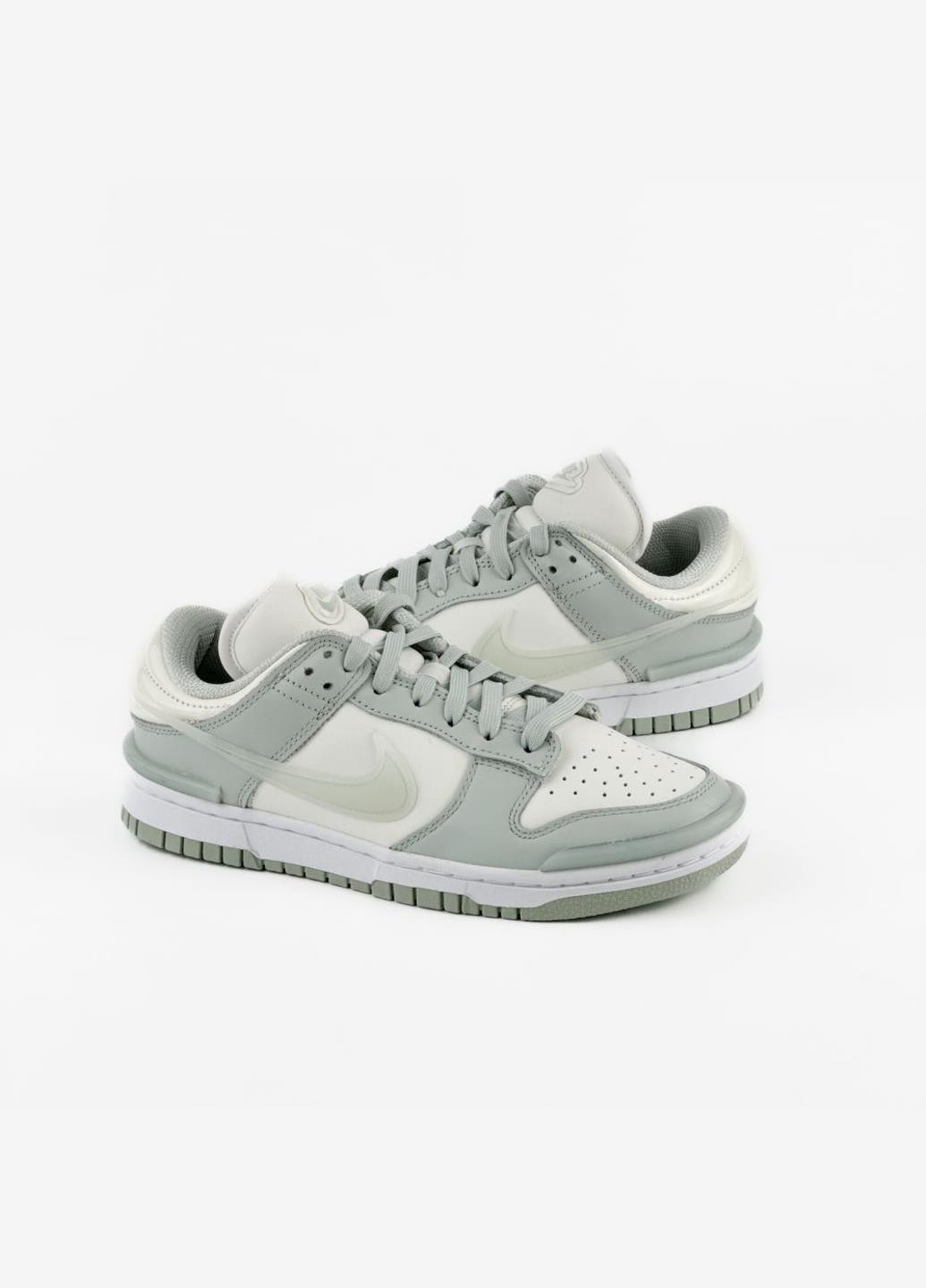 Кроссовки DZ2794-004 Nike Dunk Low Twist светло-серые демисезоны (317218269)