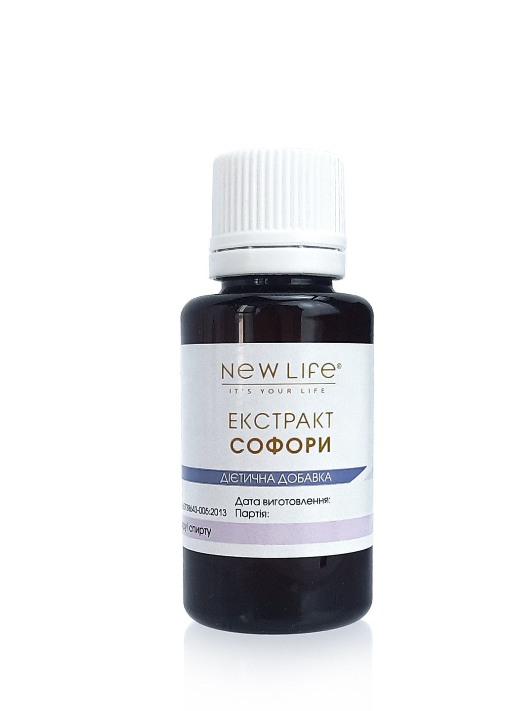 Рослинний екстракт Софори - для судин та вен, 30 ml New LIFE (252814672)