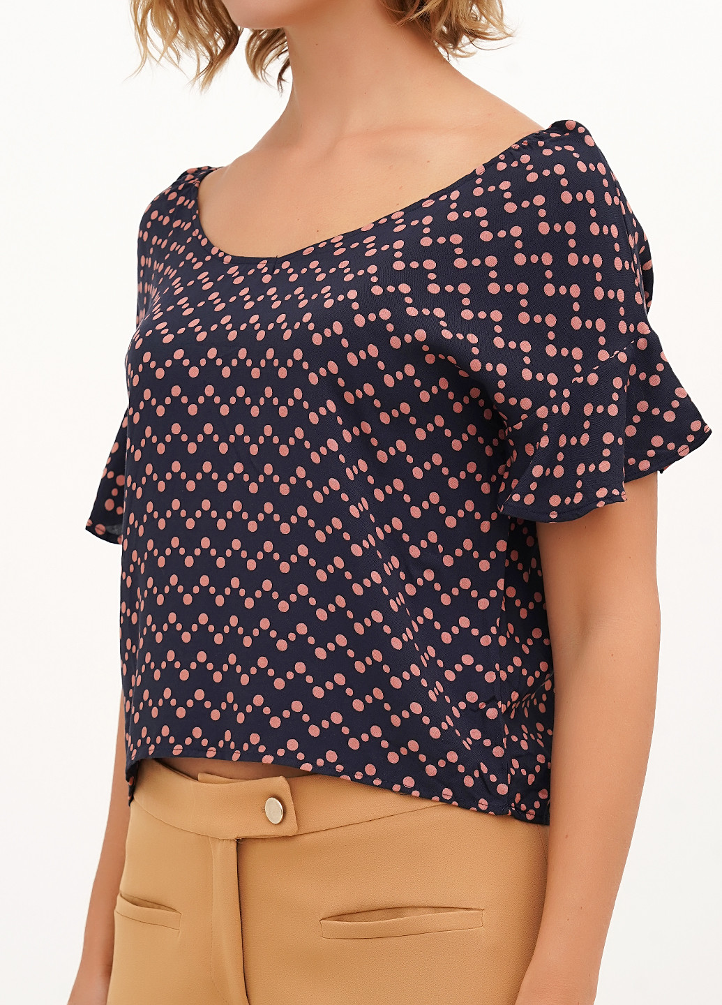 Тёмно-синяя блуза Imperial