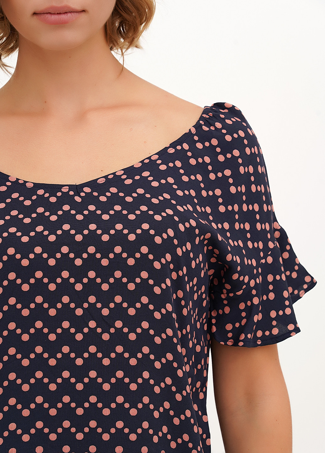 Тёмно-синяя блуза Imperial