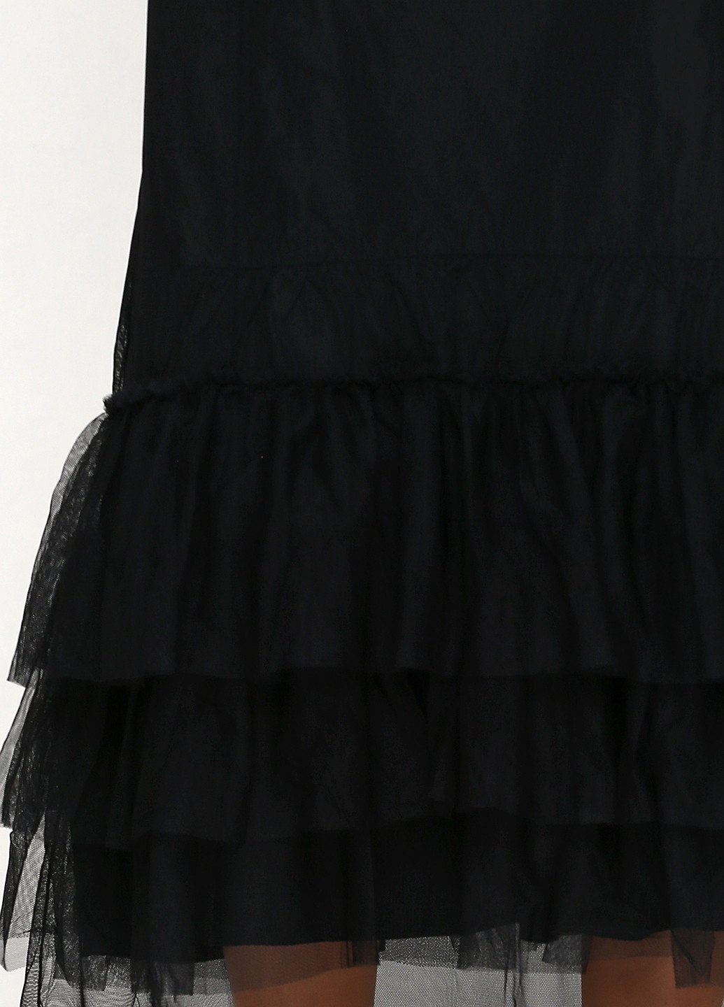 Черная кэжуал однотонная юбка Patrizia Pepe клешированная