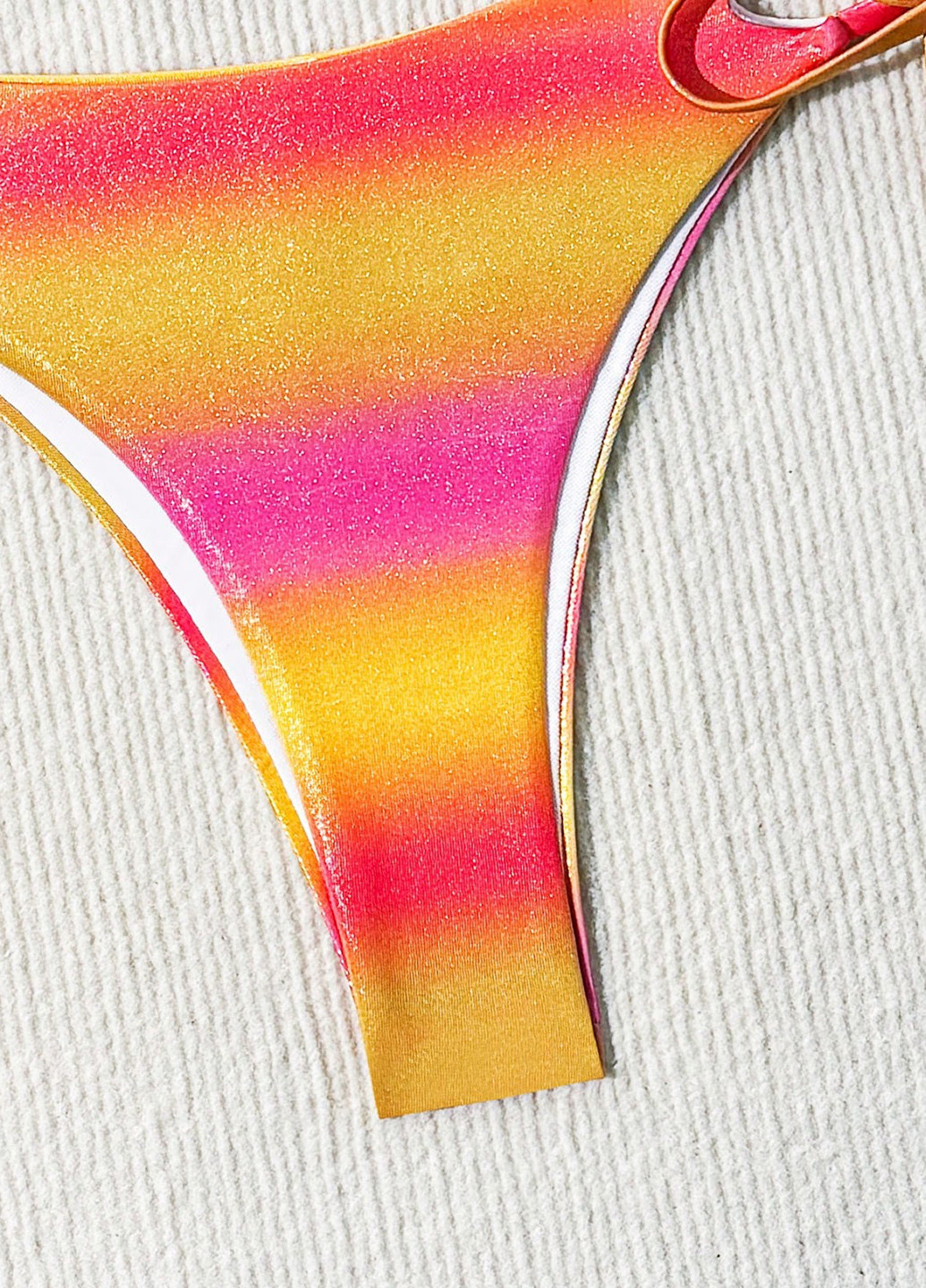Цветные купальные трусики-плавки градиентные ("омбре") SHEIN