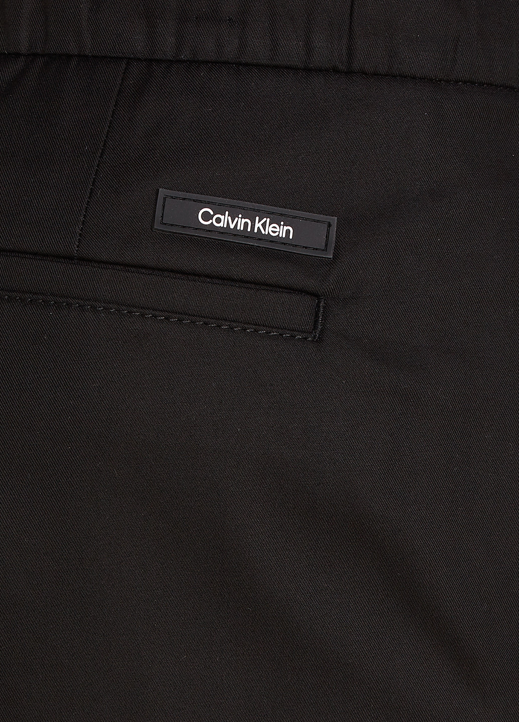 Черные классические, кэжуал демисезонные прямые брюки Calvin Klein