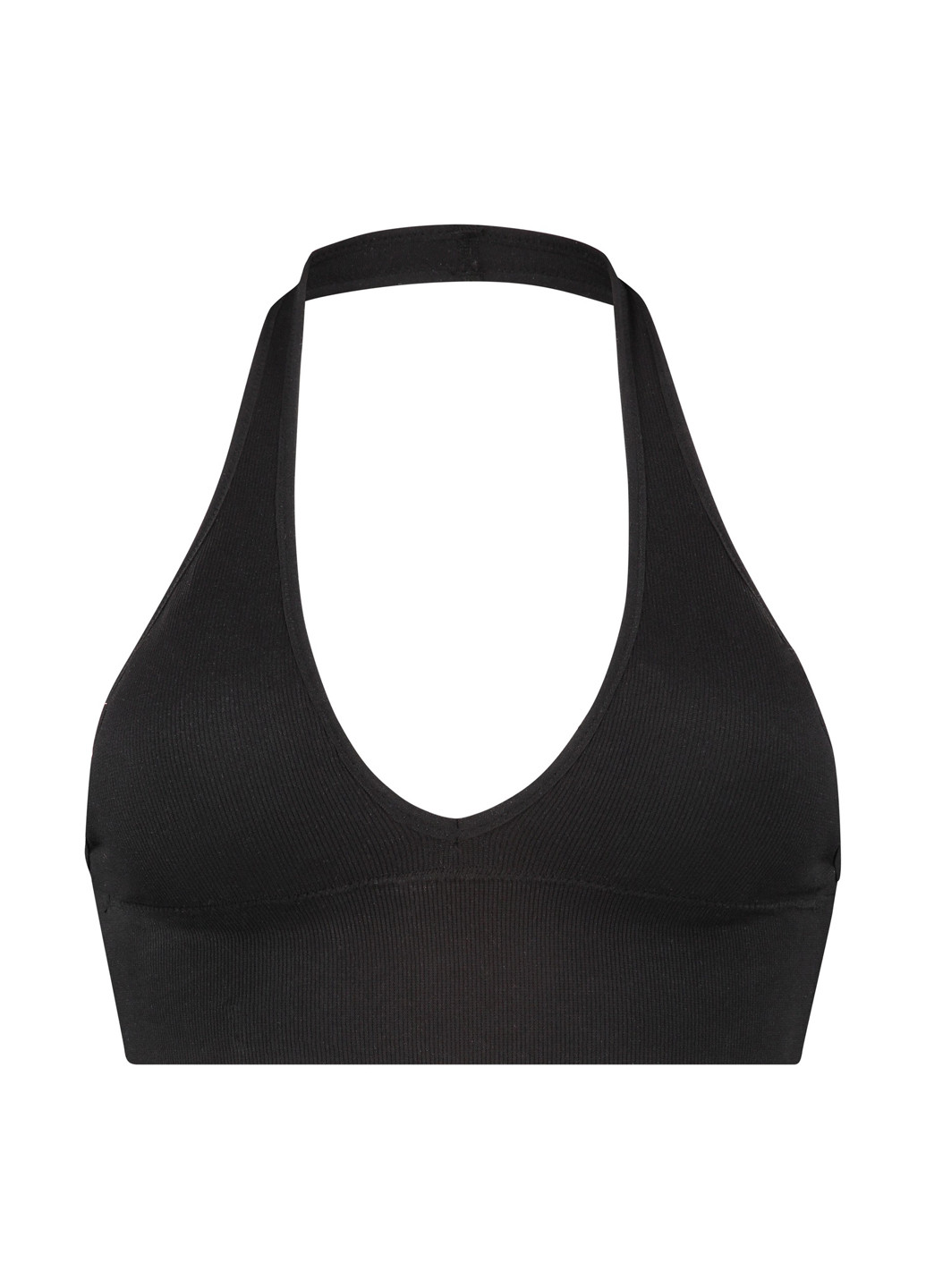 Чёрный бралетт бюстгальтер Hunkemoller без косточек полиамид