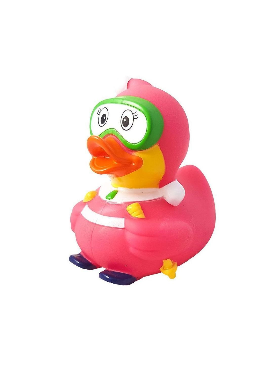 Іграшка для ванної LiLaLu Качка Лижниця рожева (L1635) No Brand (254077298)