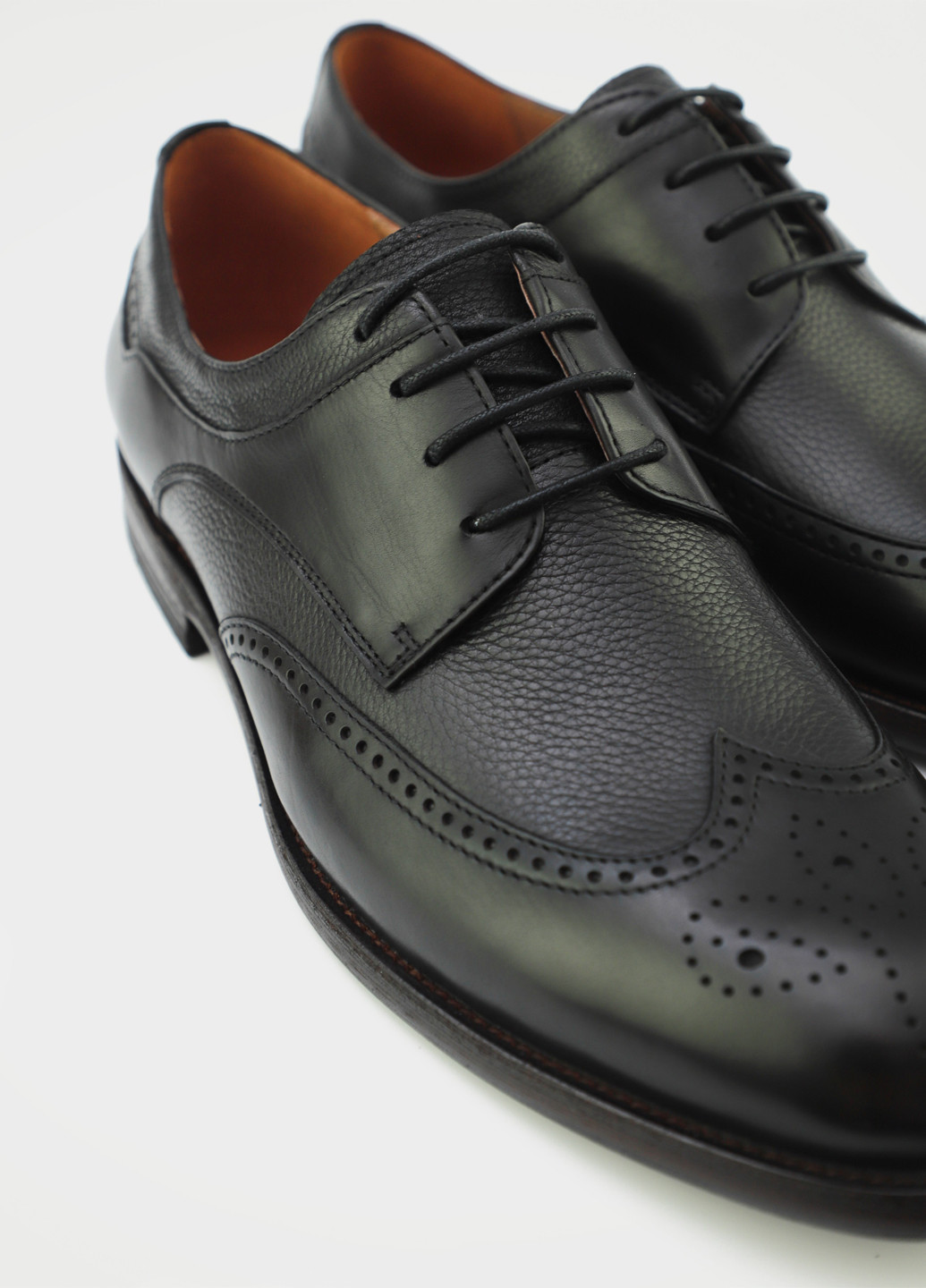 Черные кэжуал туфли Respect на шнурках