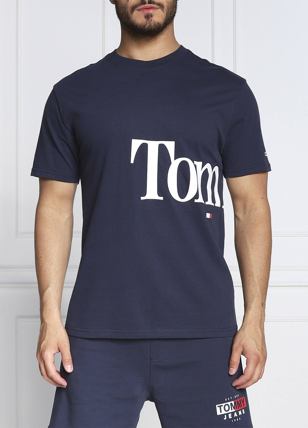 Индиго футболка Tommy Hilfiger