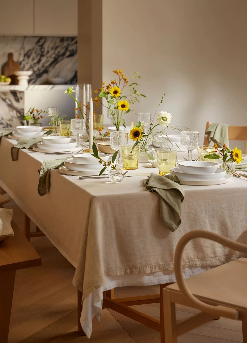 Скатертина, 140х320 см H&M (354516228)