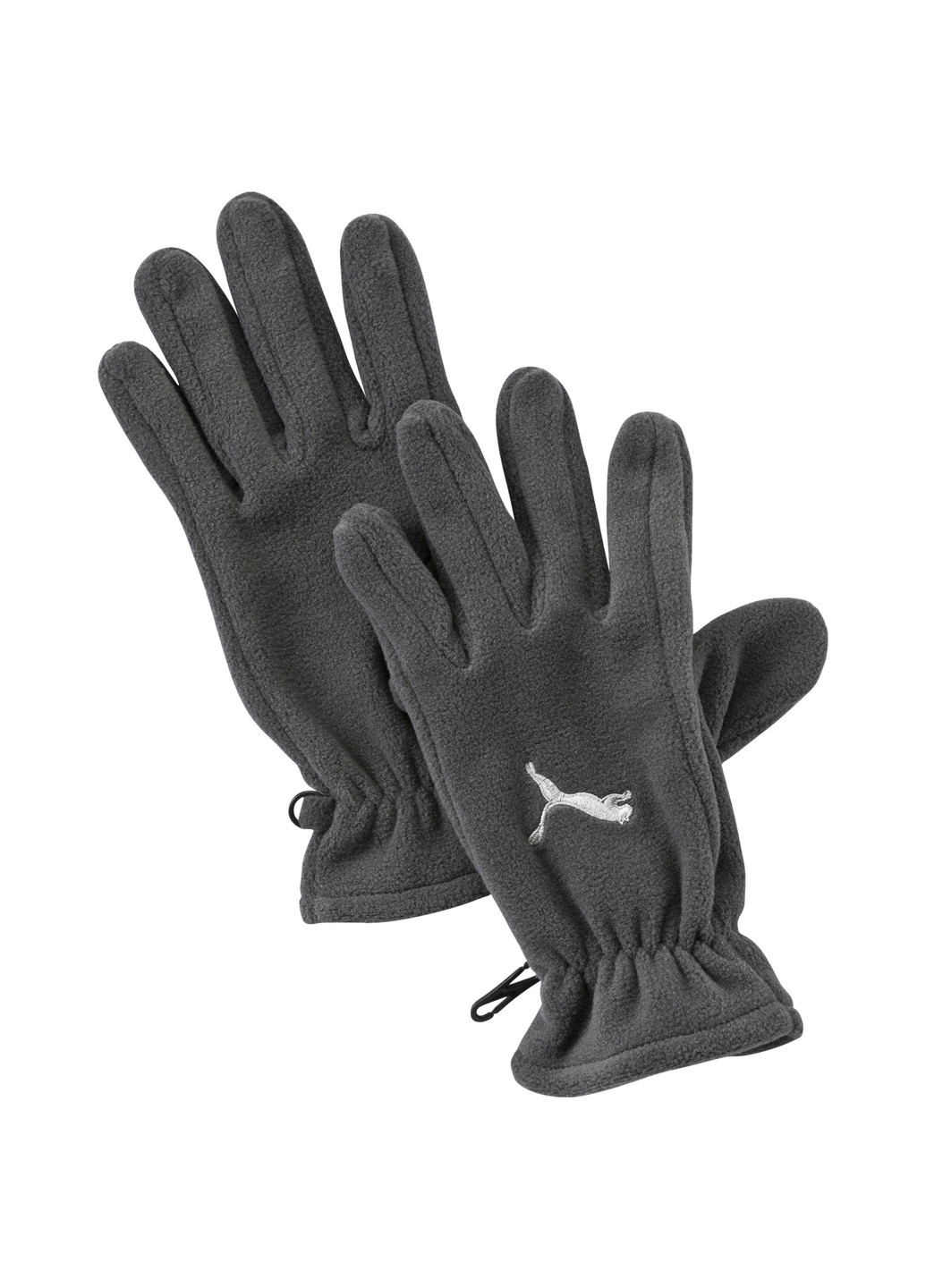 Рукавички Puma Fundamentals Fleece Gloves однотонні сірі спортивні