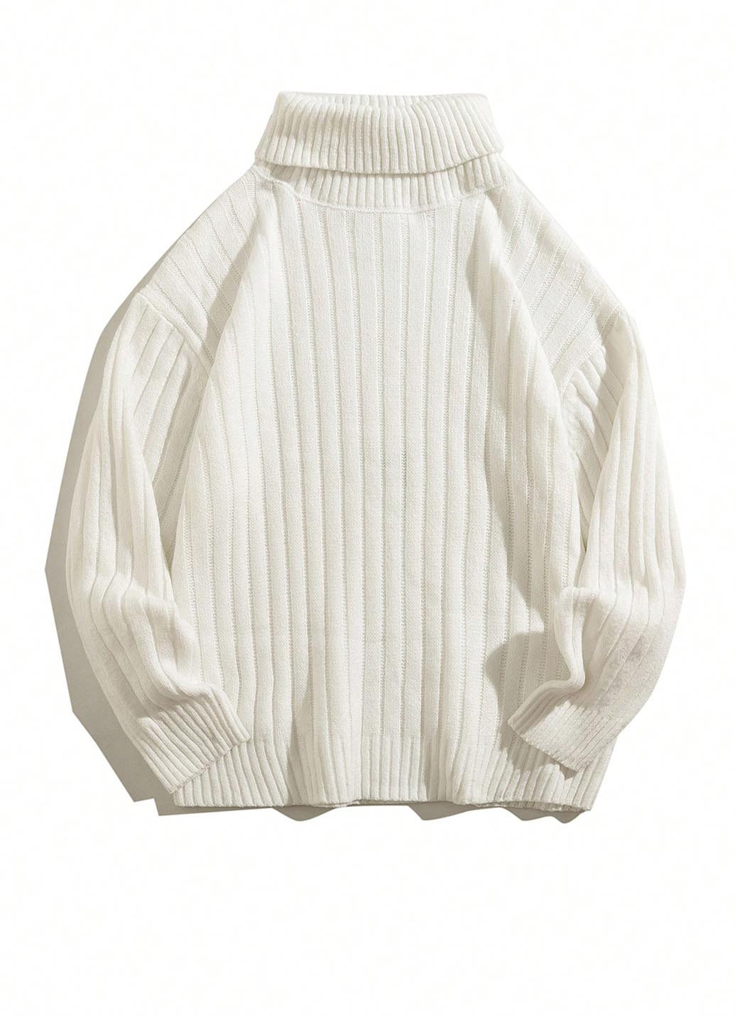 Білий демісезонний светр SHEIN