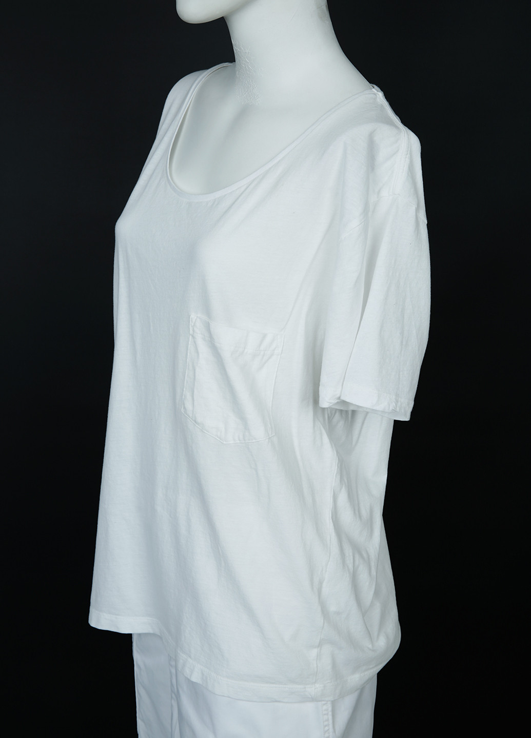 Белая летняя футболка Vailent Clothing