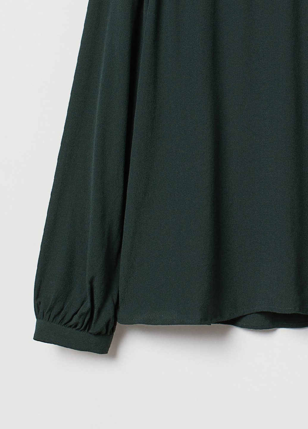 Темно-зеленая демисезонная блуза H&M