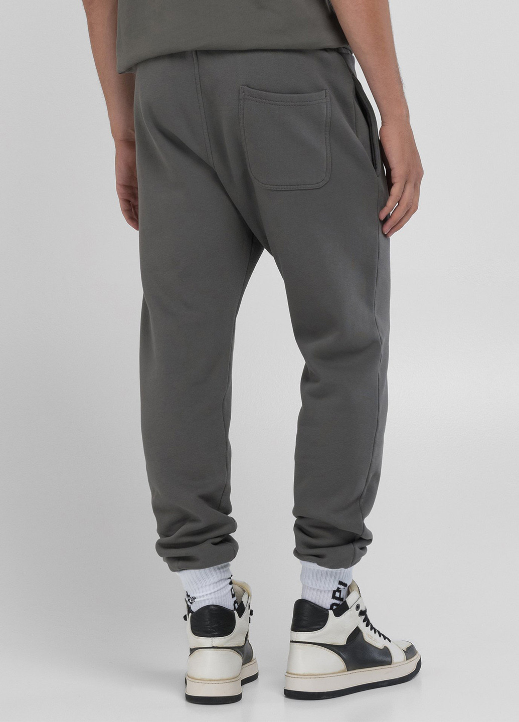 Серые спортивные демисезонные джоггеры брюки Replay