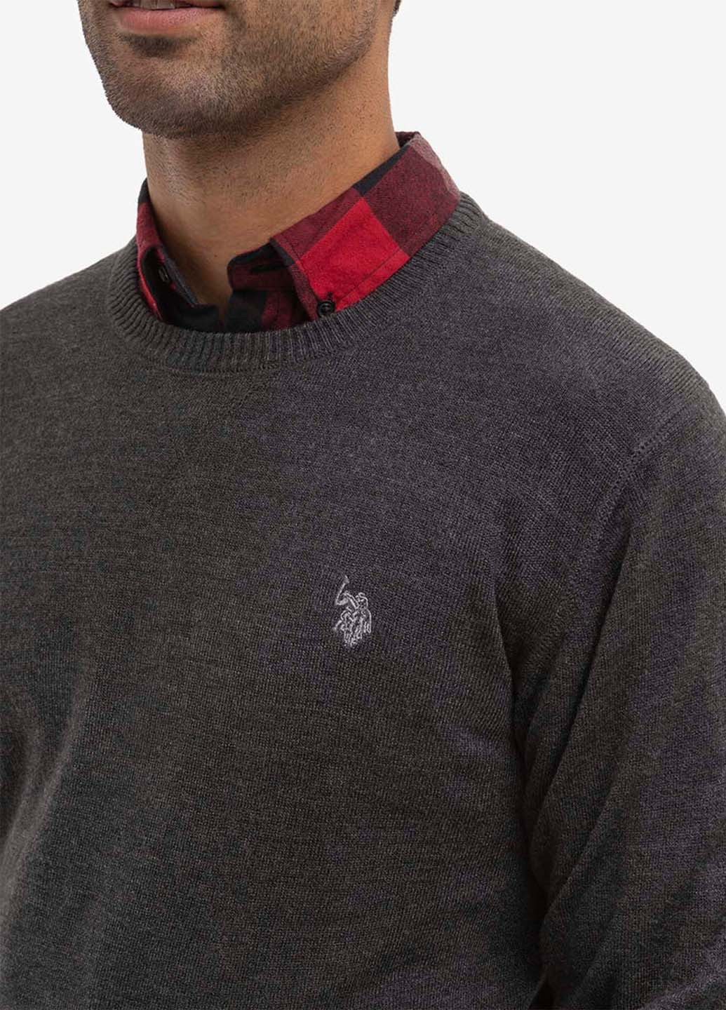 Темно-серый демисезонный джемпер джемпер U.S. Polo Assn.