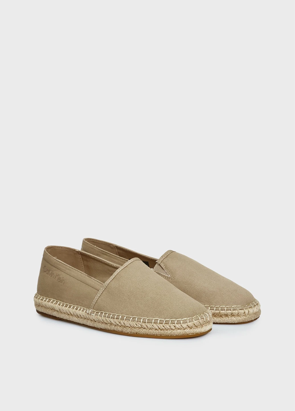 бежевые эспадрильи Calvin Klein однотонный (302812628)