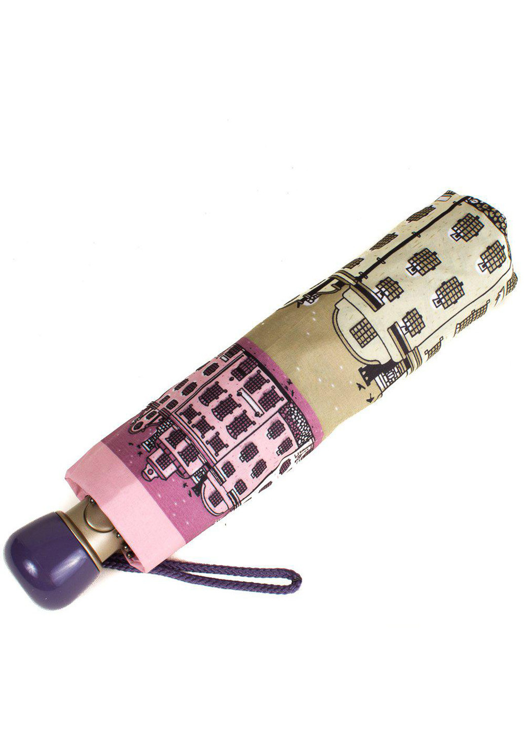 Комбінована жіночий складаний парасолька напівавтомат 99 см Airton (194321239)