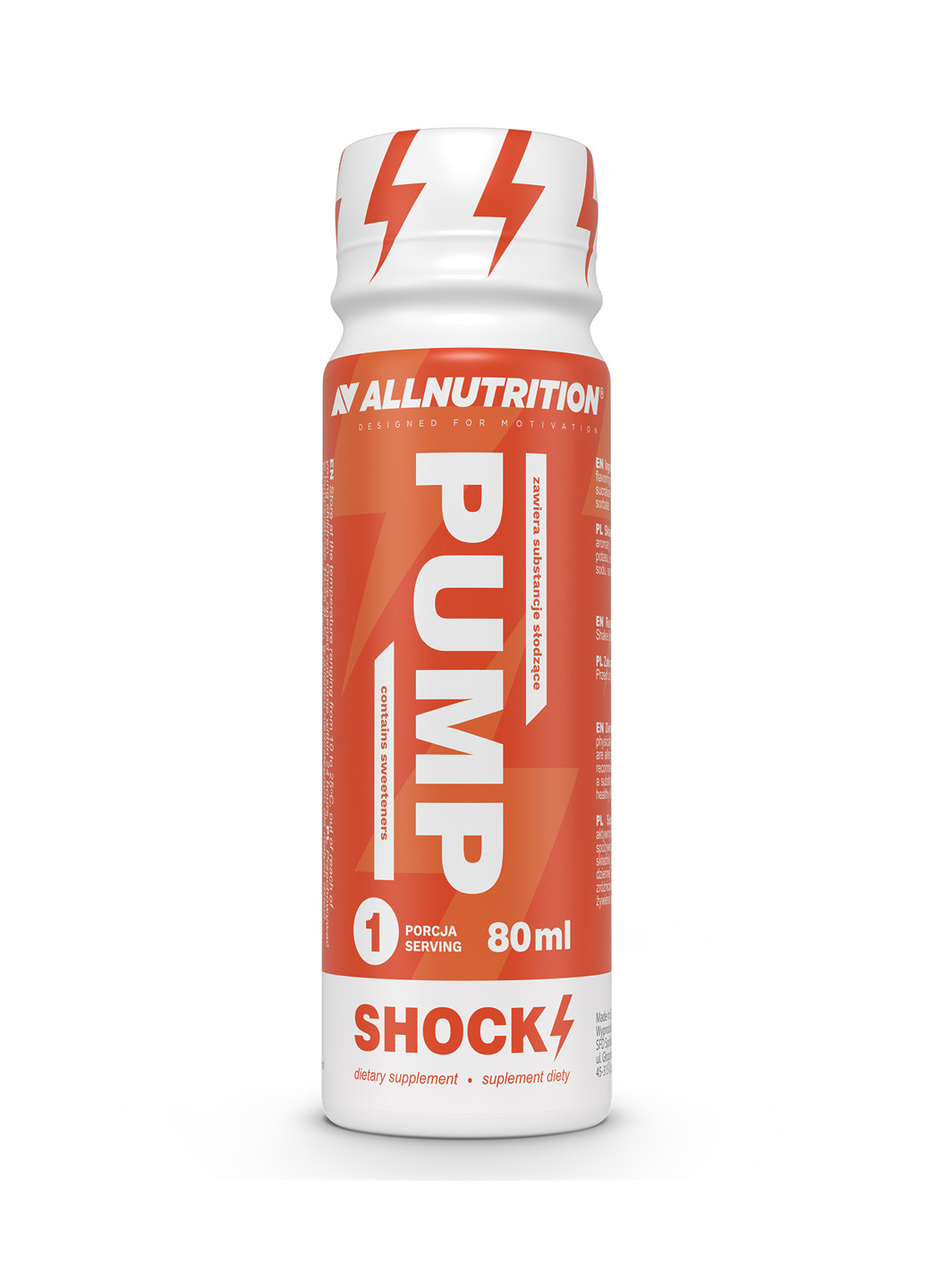 Предтренировочный комплекс Pump Shok Shot - 80ml ] Allnutrition (240154122)