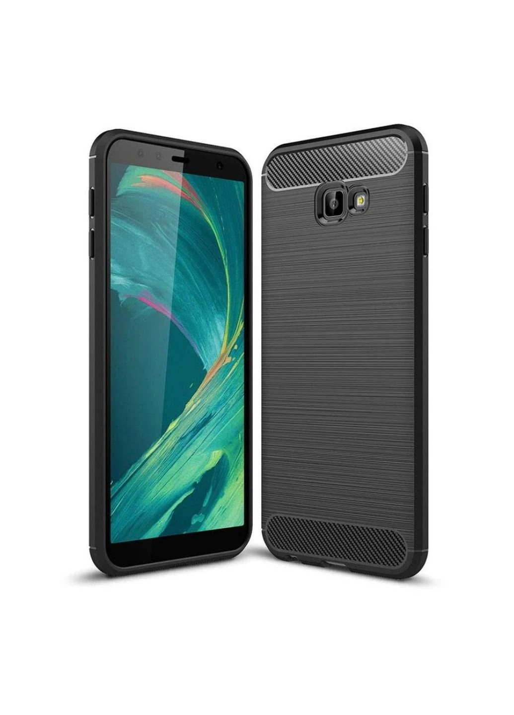 Чехол для мобильного телефона для Samsung J4 Plus/J415 Carbon Fiber (Black) (LT-J415F) Laudtec (252572099)