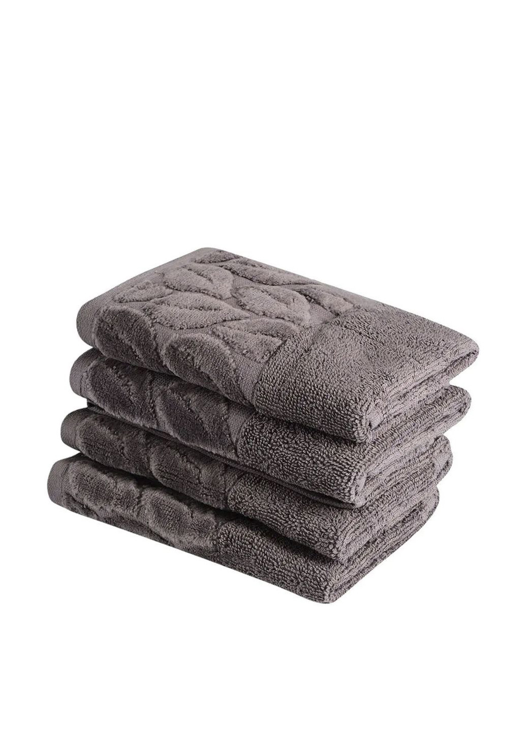 Рушник, 100% бавовна Leaves Cappuccino ЦБ-00281553 Soho кавовий