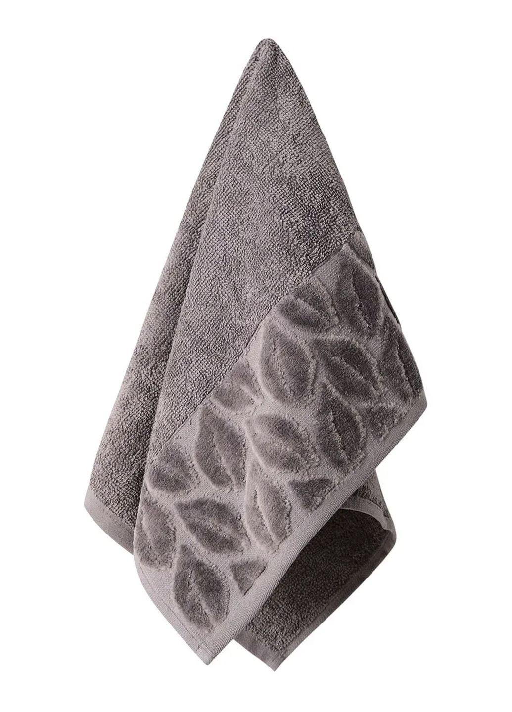 Рушник, 100% бавовна Leaves Cappuccino ЦБ-00281553 Soho кавовий