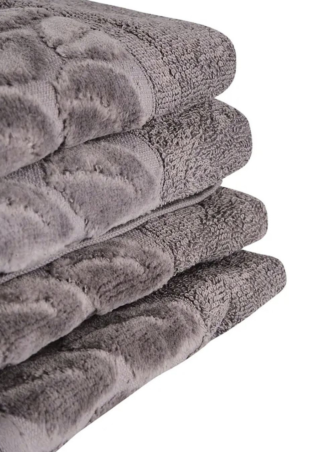 Рушник, 100% бавовна Leaves Cappuccino ЦБ-00281553 Soho кавовий