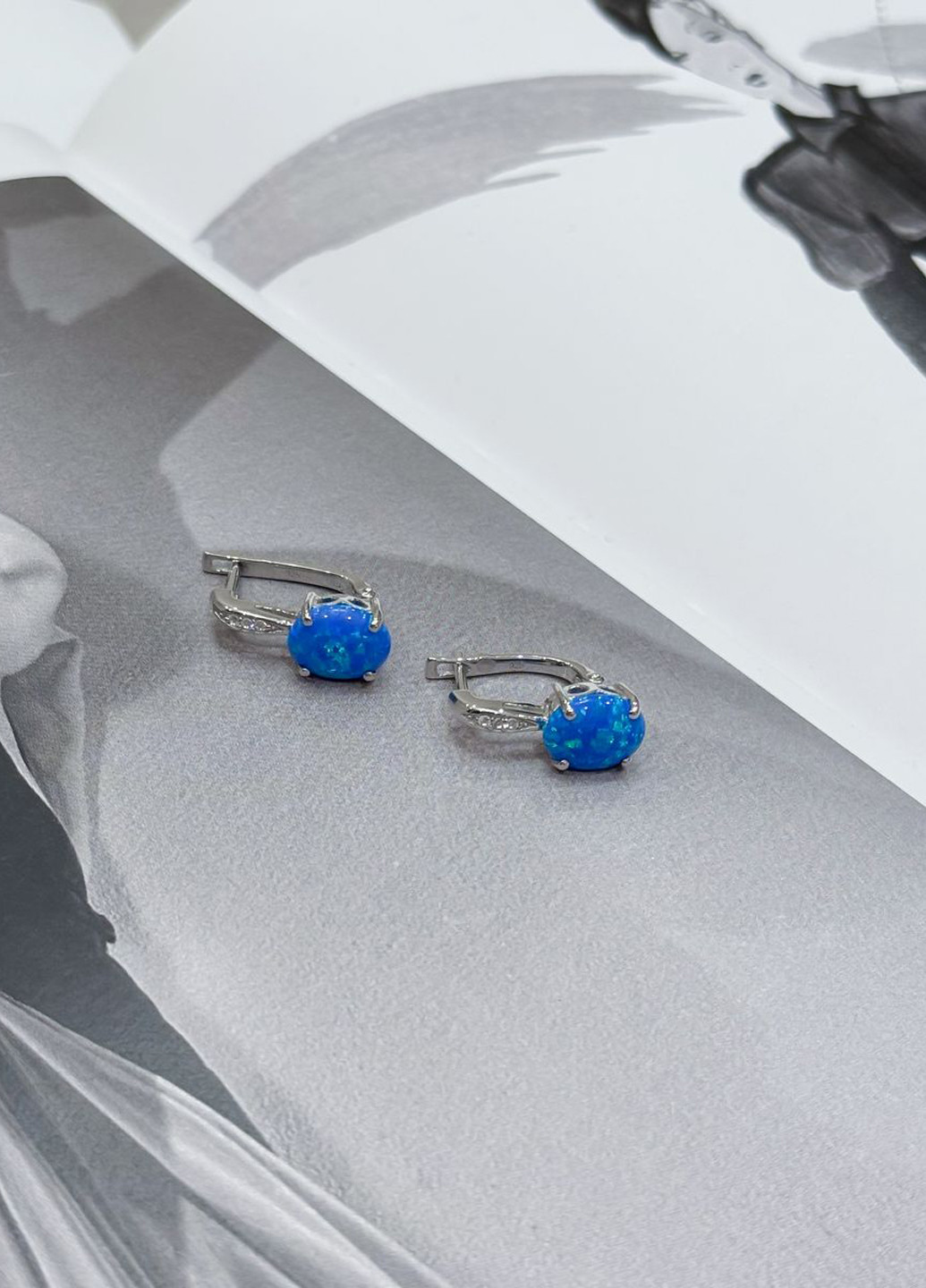 Сережки Silver Flame (307258543)