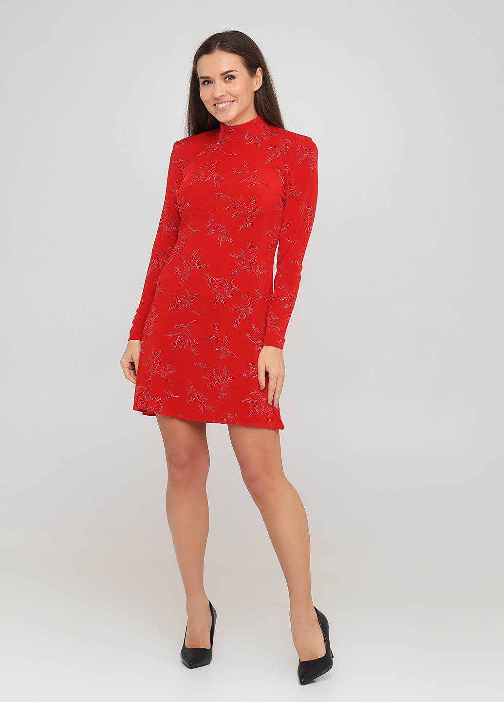Красное коктейльное платье LuLaRoe однотонное